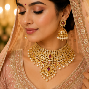Exquisite Wedding Wear Bridal Jewellery Set
