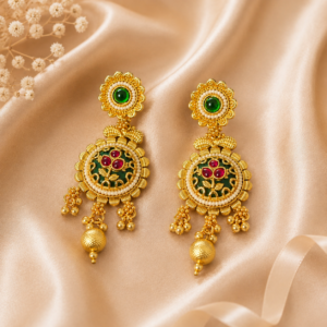 Classic Daily Wear Gold Stud Earrings