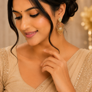 Elegant Traditional Wear Floral Earrings
