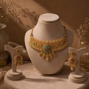 Classic Daily Wear Gold Jewellery Set